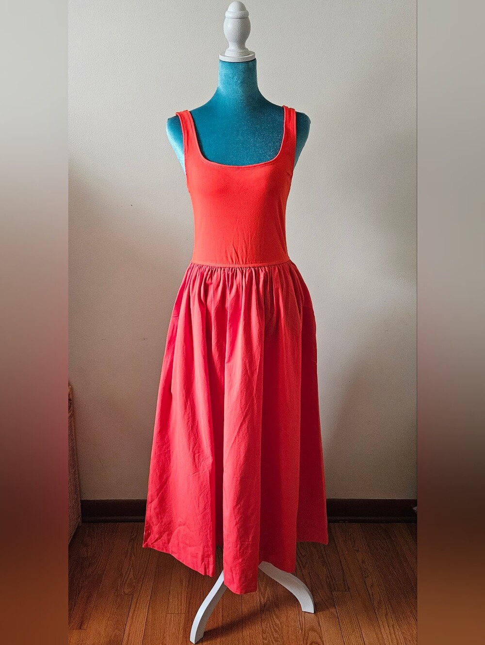 Urban Daizy Red Sleeveless Midi Dress NWT